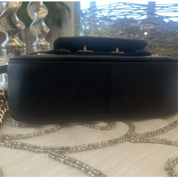 Coach Blake 20 Crossbody Black Pebbled Leather Gold Hardware - Picture 4 of 8